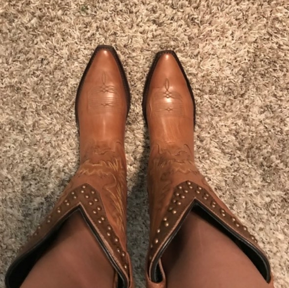 Gypsy Rose leather cowboy boots